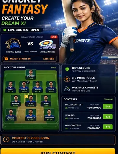 Hero11 (hero11) fantasy cricket & matchday visual 3